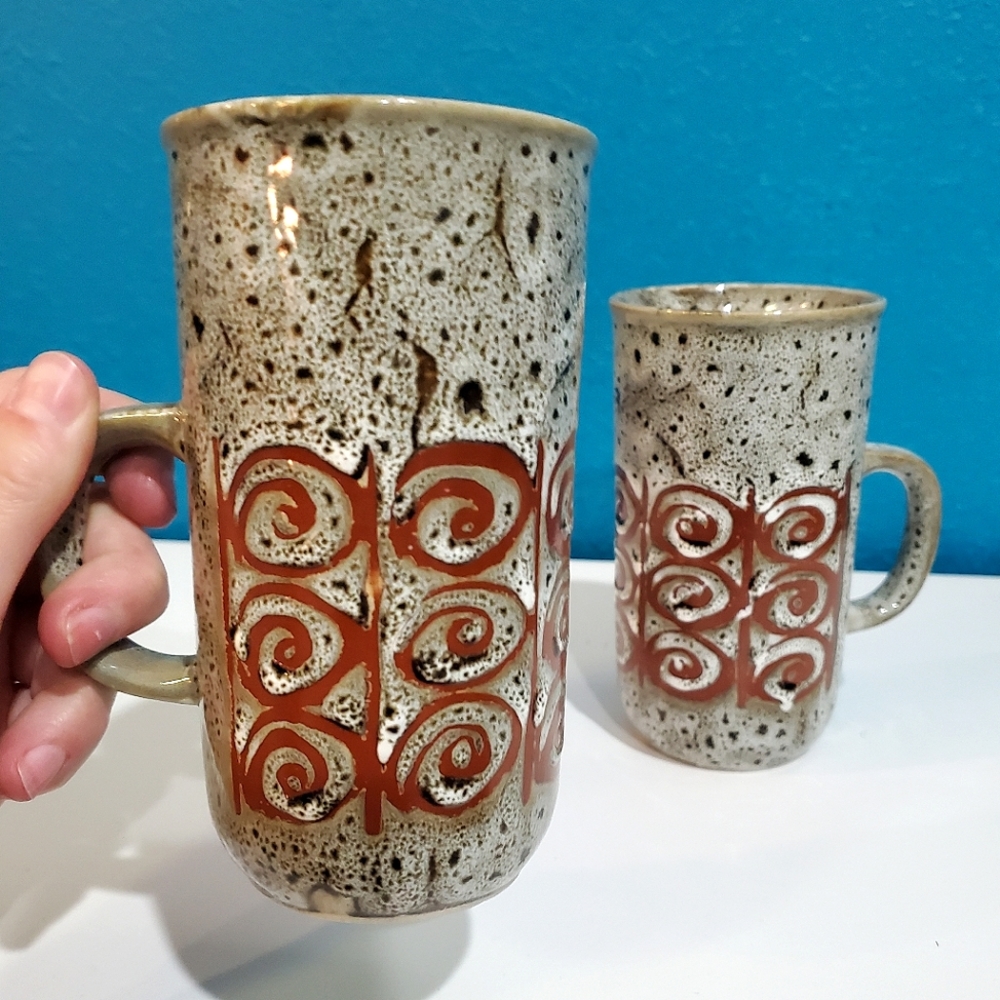 Whimsical Clay Coffee Mugs